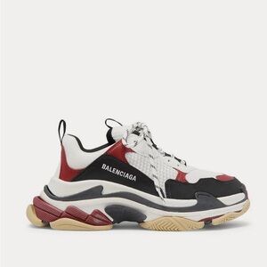 Balenciaga Triple S sneakers white/black/crimson